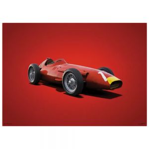 Poster Maserati 250F - Juan Manuel Fangio 1957