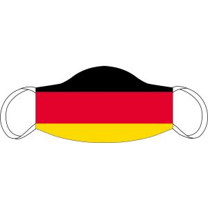 Mund-Nasen Maske Deutschland Fahne
