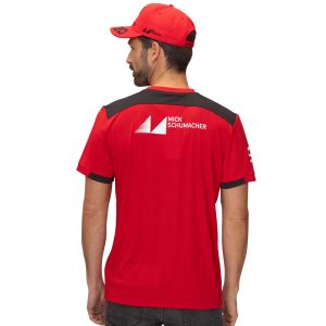 Camiseta Mick Schumacher rojo