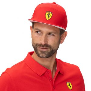 Scuderia Ferrari Cap Flat Brim rot