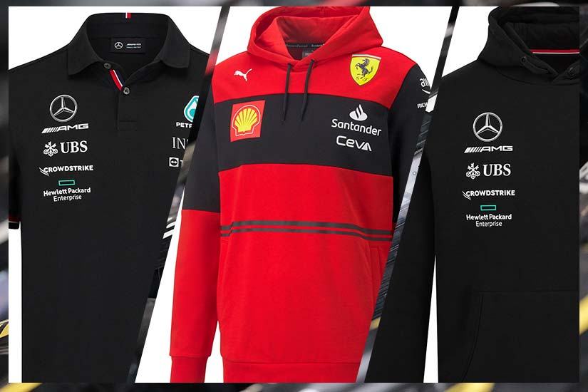 Die F1 Saison 2022 steht in den Startlöchern -  Jetzt Dein Team-Outfit sichern!