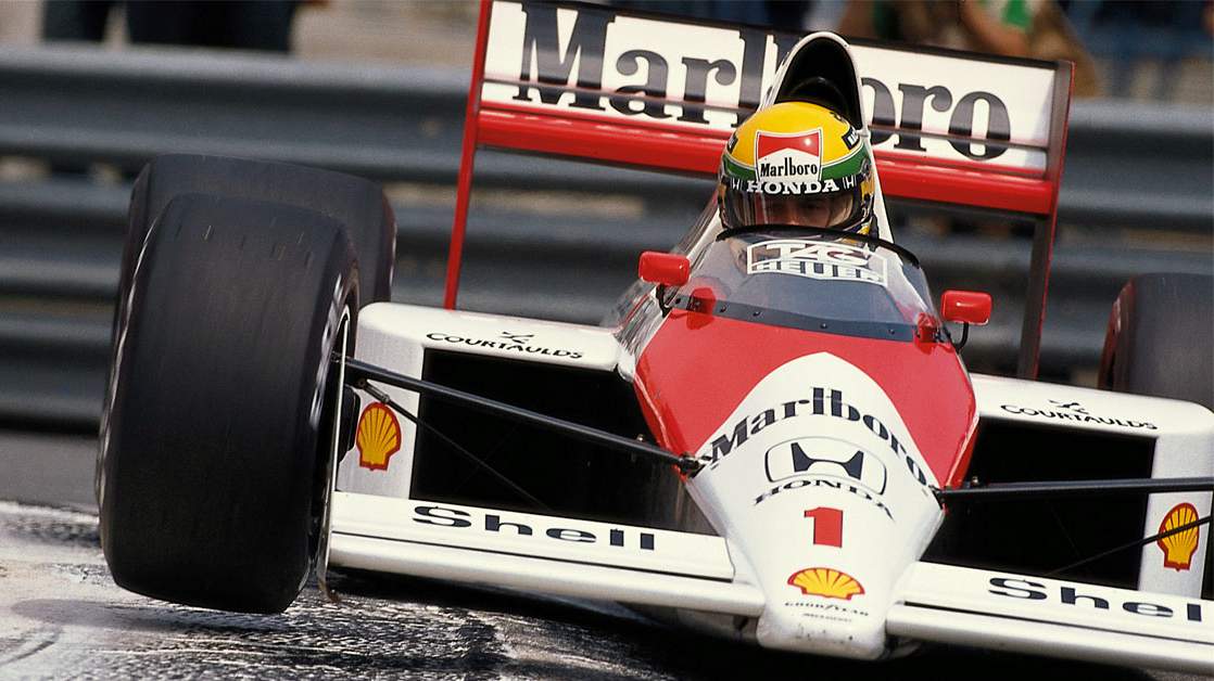 The intensely committed, defiant focus that made Ayrton Senna a hero